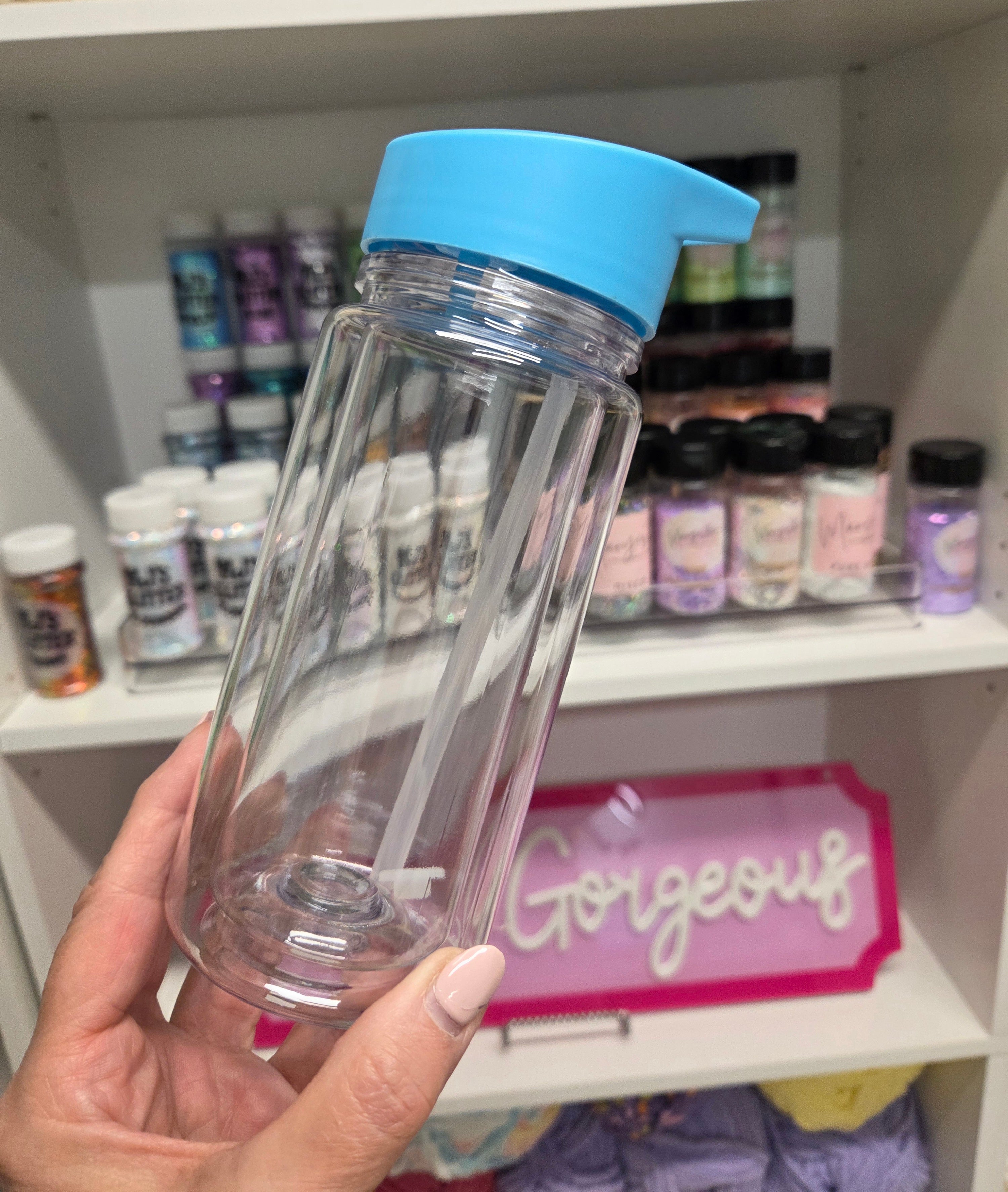 Kids 10 oz  Colored Acrylic Snow Globe