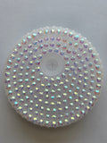 White Rhinestone Lid