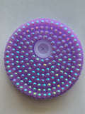 Purple Rhinestone Lid