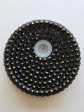 Black Rhinestone Lid