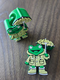 Frog Umbrella Straw Topper