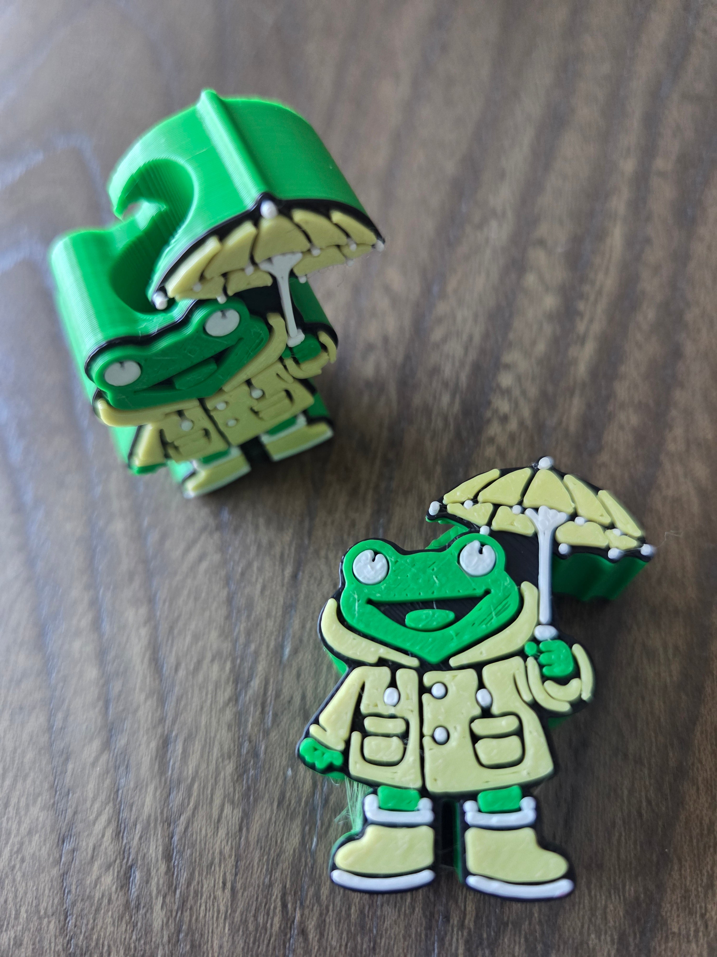 Frog Umbrella Straw Topper