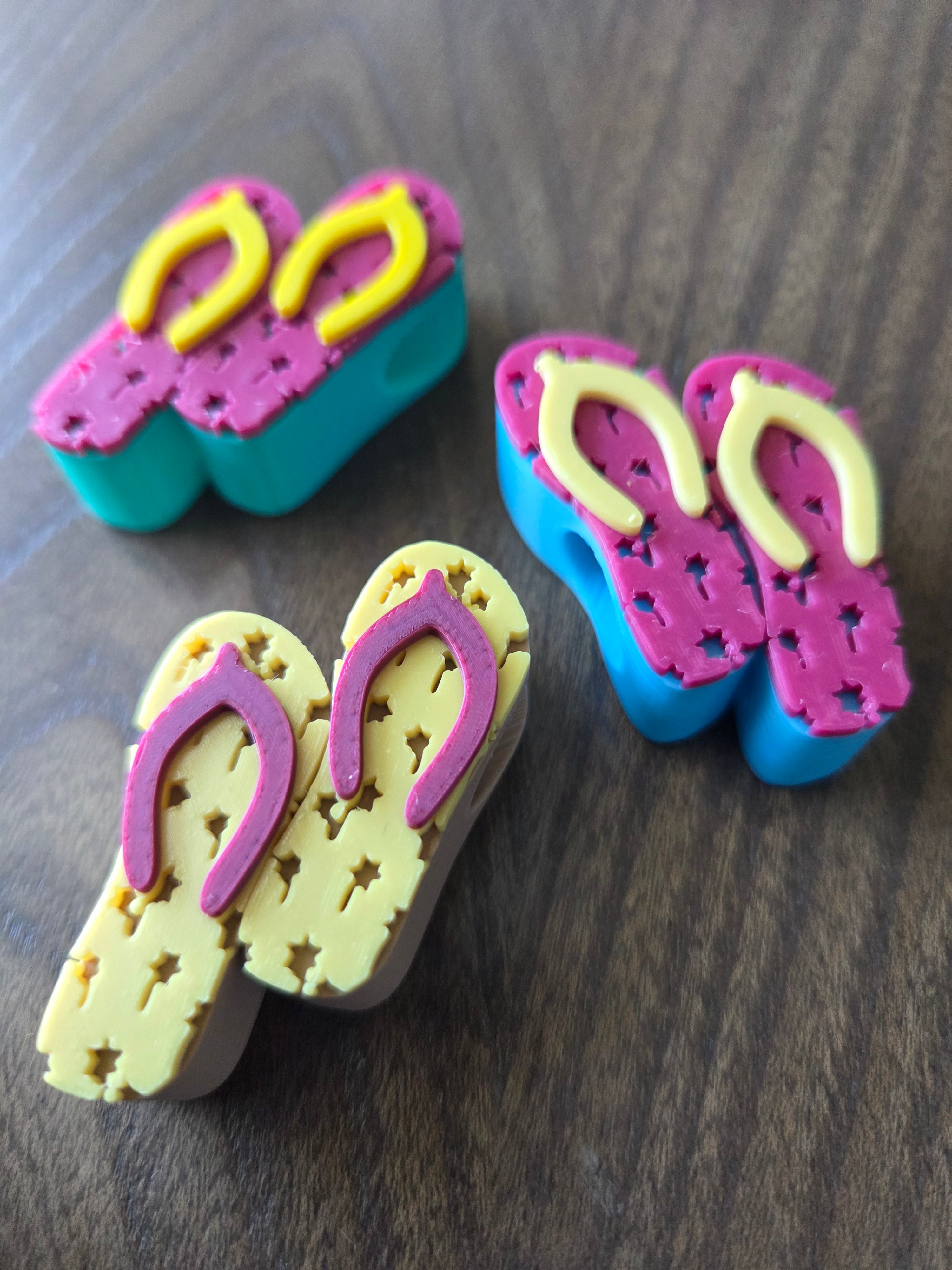 Flip Flop Straw Topper