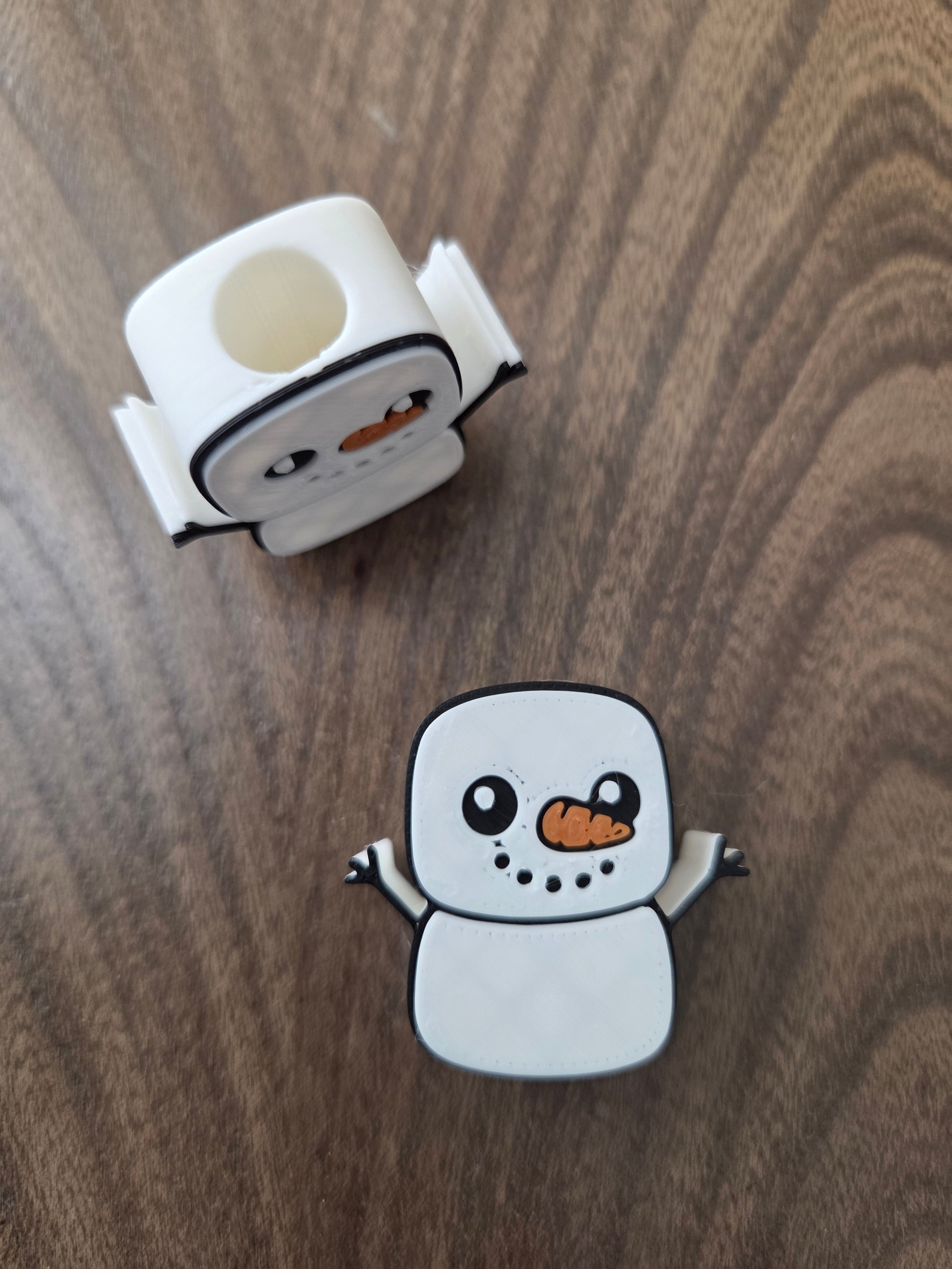 Snowman Straw Topper