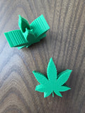 Marijuana Leaf Straw Topper