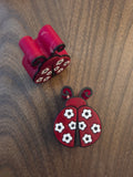Ladybug Straw Topper