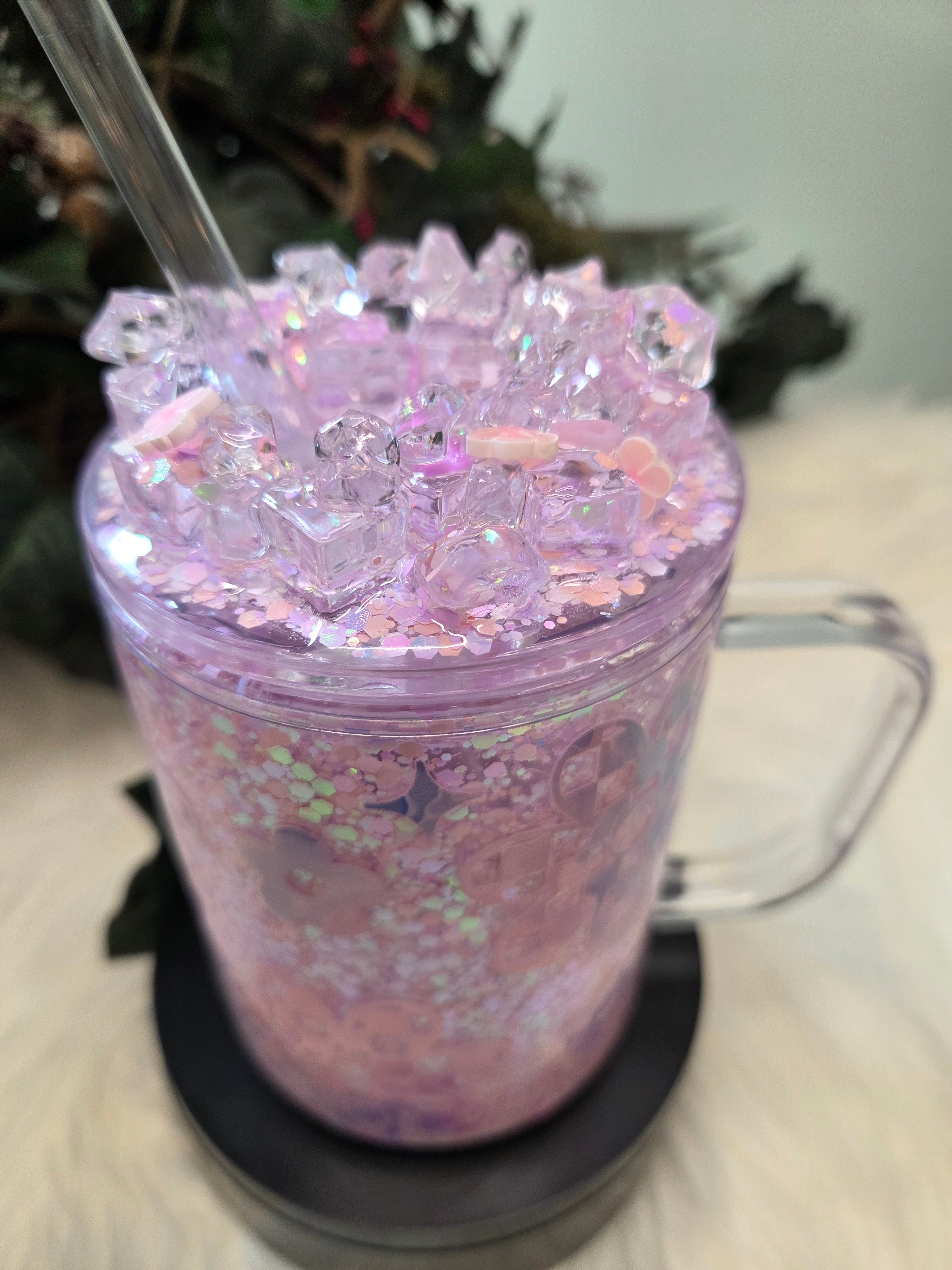 17oz Acrylic Snowglobe Mug