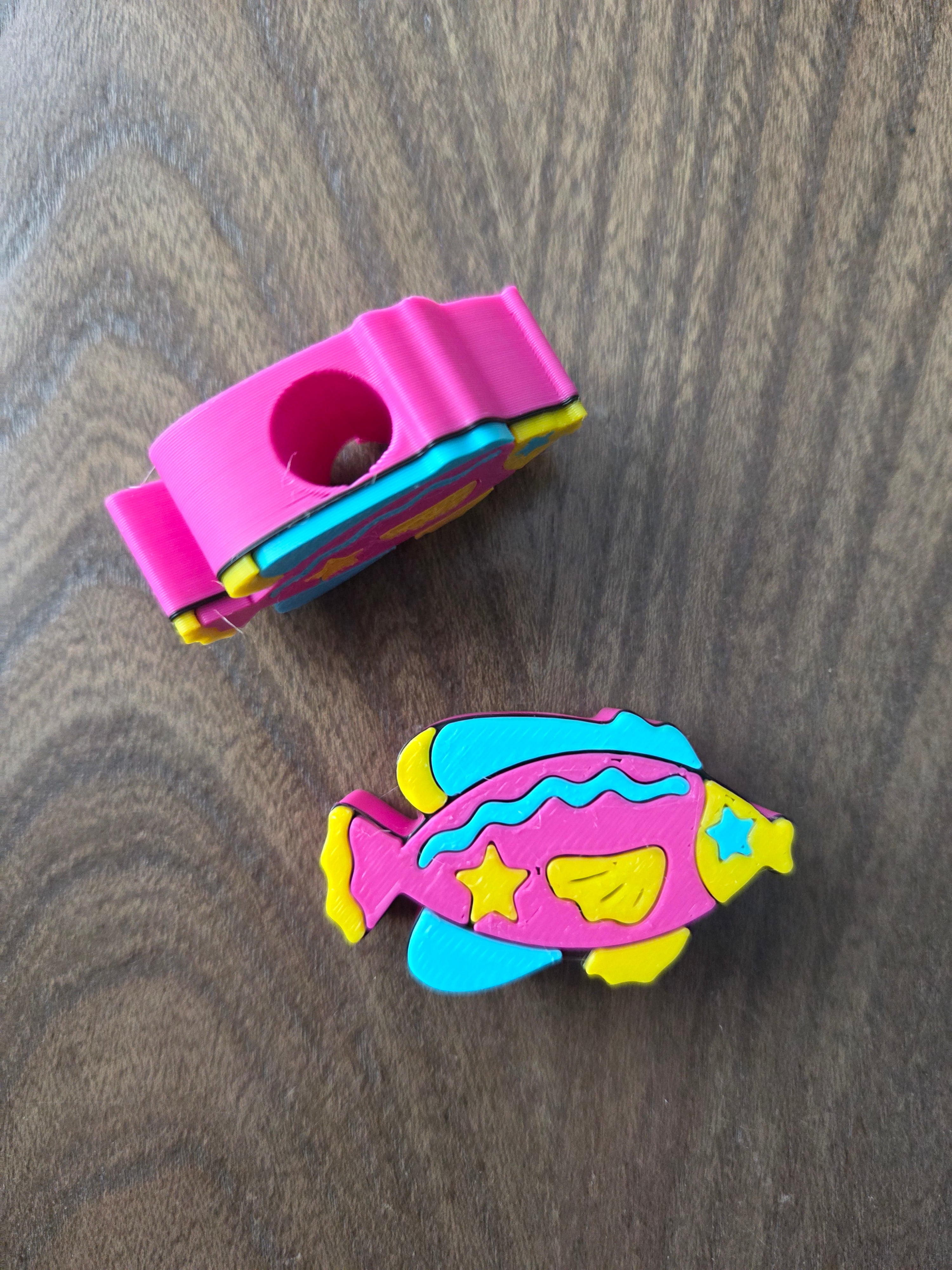 Tropical Fish Straw Topper