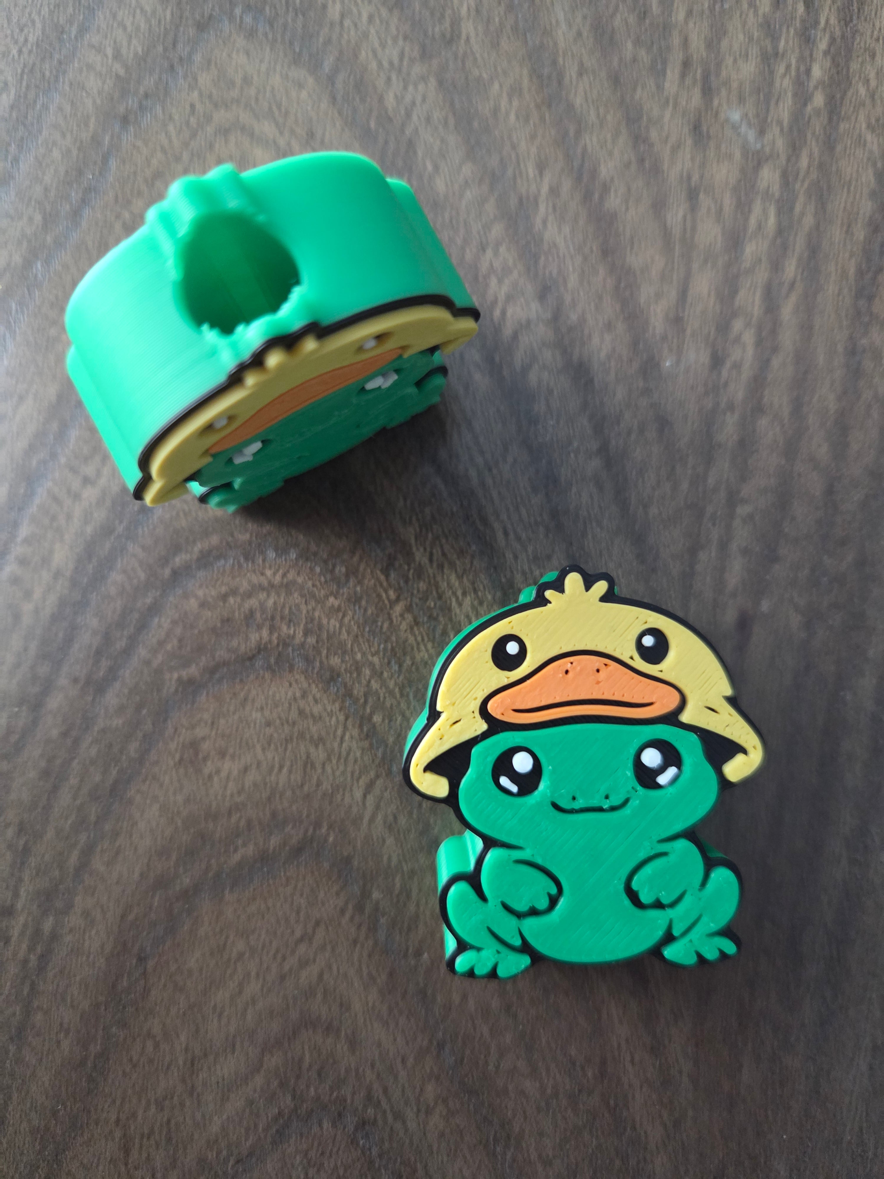 Frog Umbrella Straw Topper