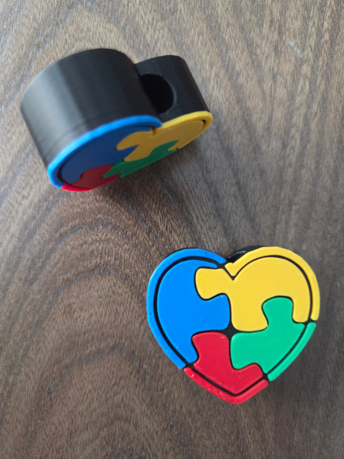 Autism Mom Straw Topper