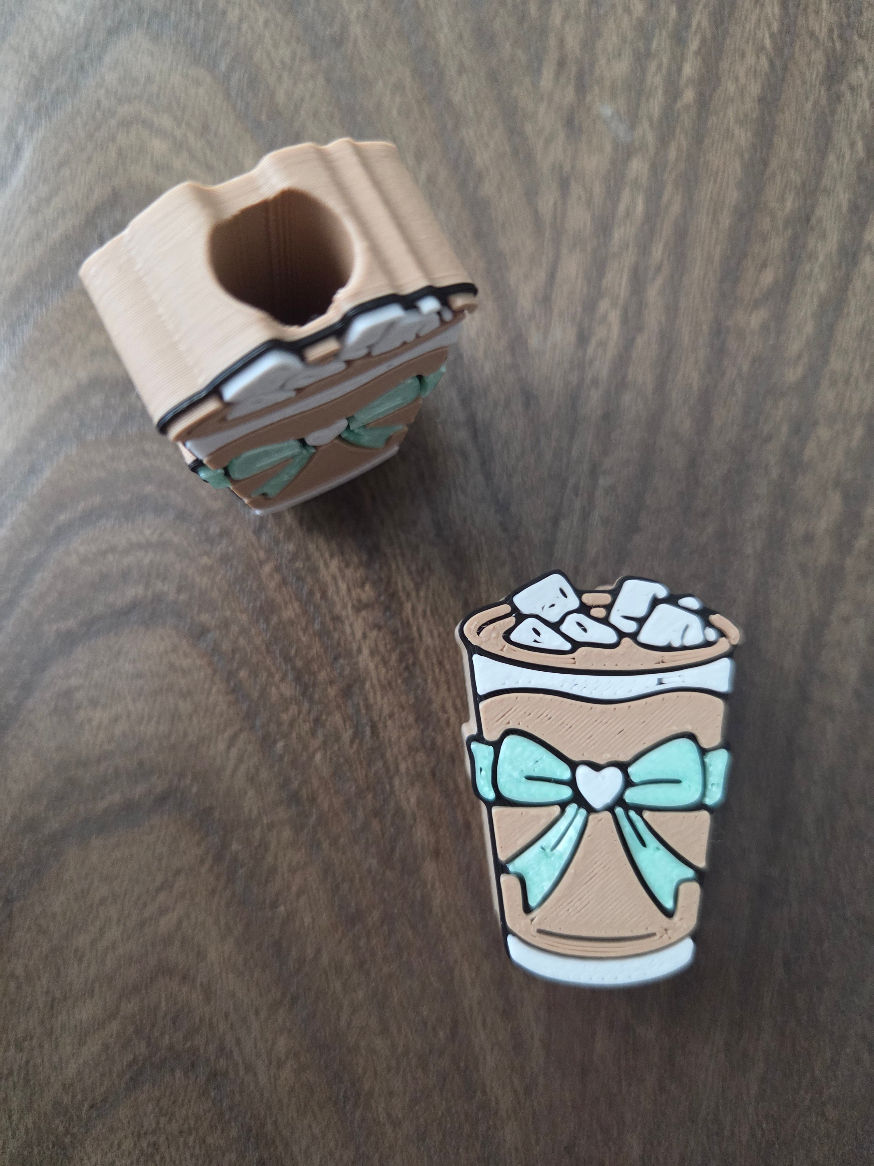 Late/Coffee Straw Topper