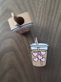 Late/Coffee Straw Topper