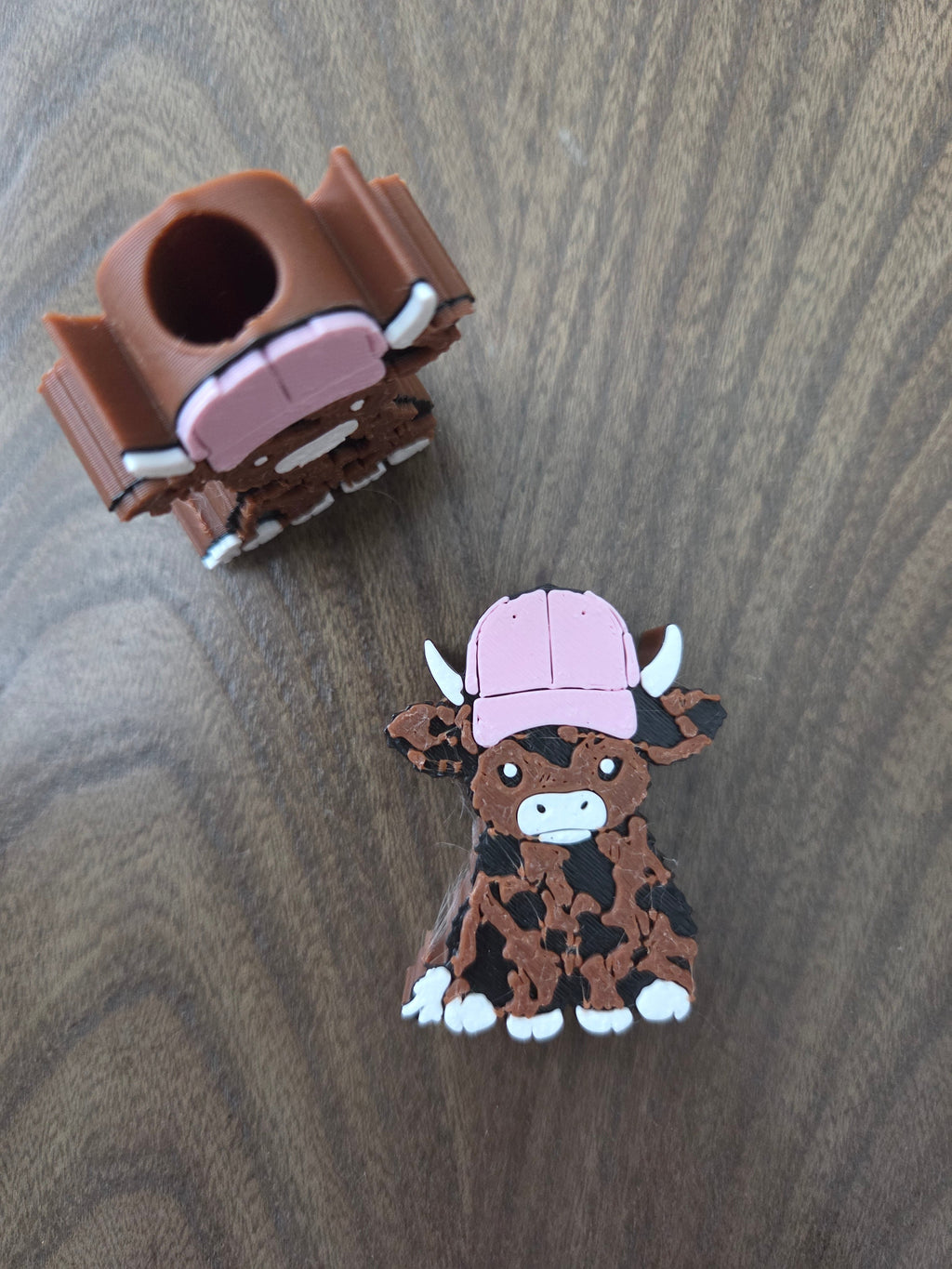 Highland Cow Straw Topper