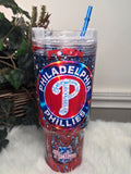30oz Acrylic Tumbler With Handle & Lock Sip Lid