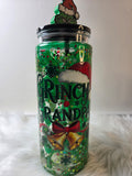 Grinchy Lava Snowglobe With Handle & Topper
