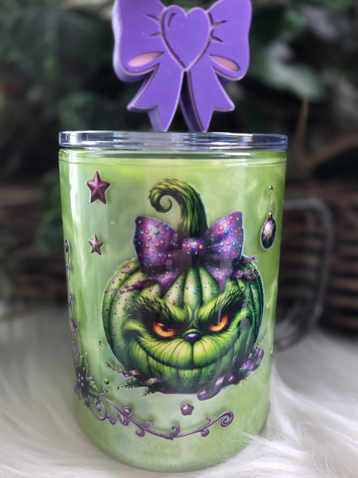 17oz Acrylic Coffee Mug W/ Topper