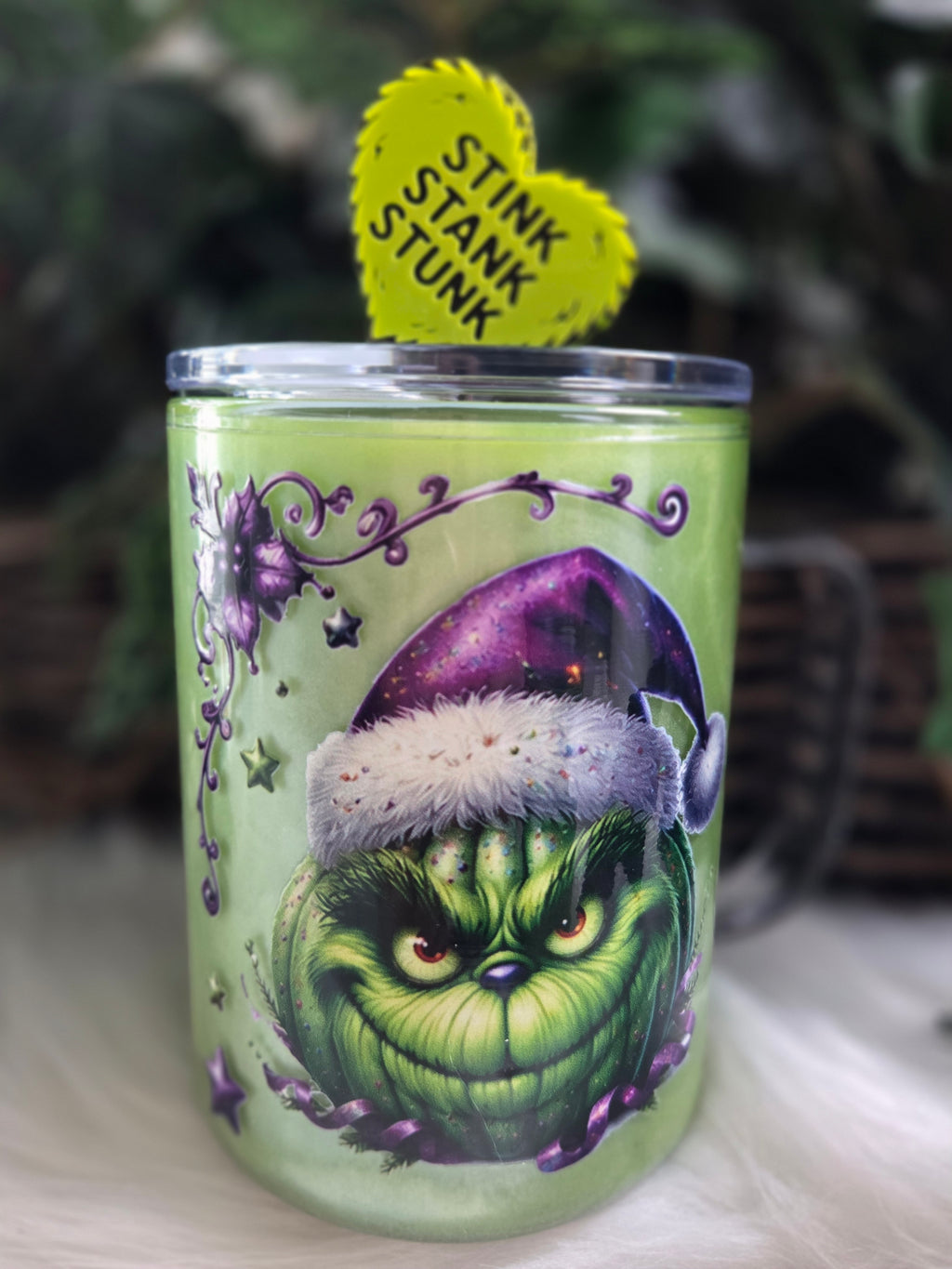 17oz Acrylic Coffee Mug W/ Topper
