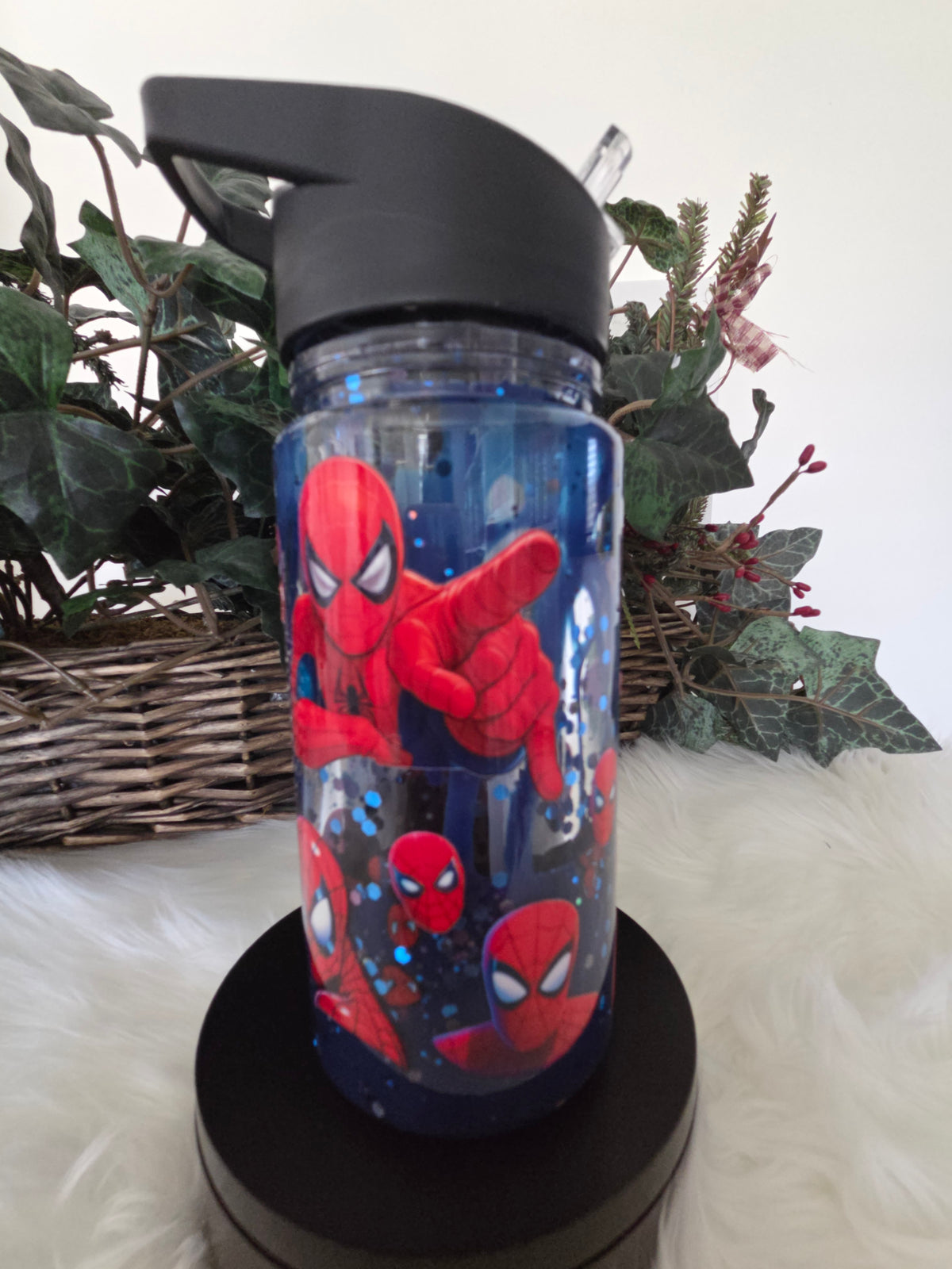 10oz Acrylic Spill-Proof Sip Tumbler / Snow Globe