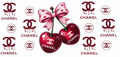 Chanel Pink Bow Heart