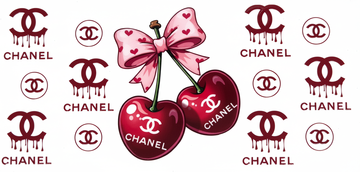 Chanel Pink Bow Heart