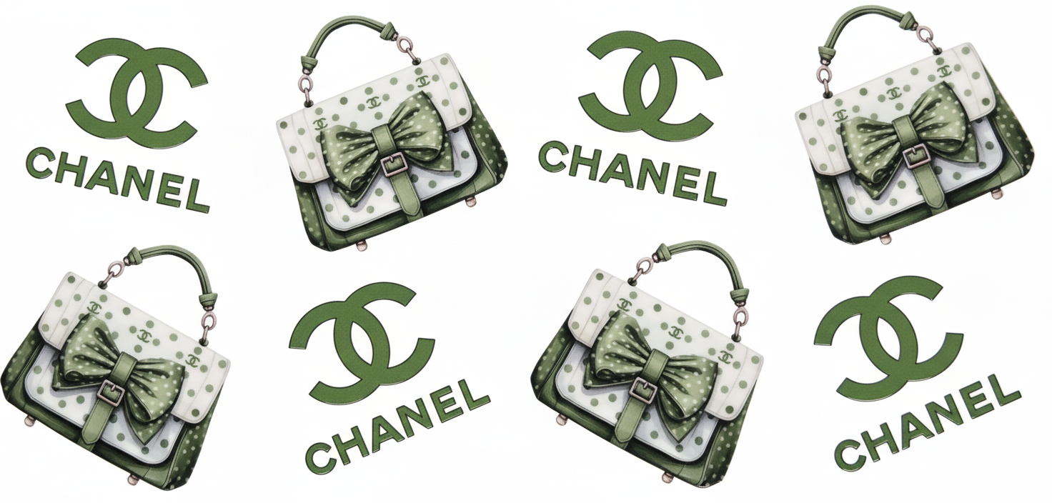 Green Chanel Handbag 1