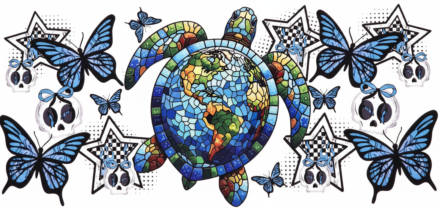 Glass Star Sea Turtle