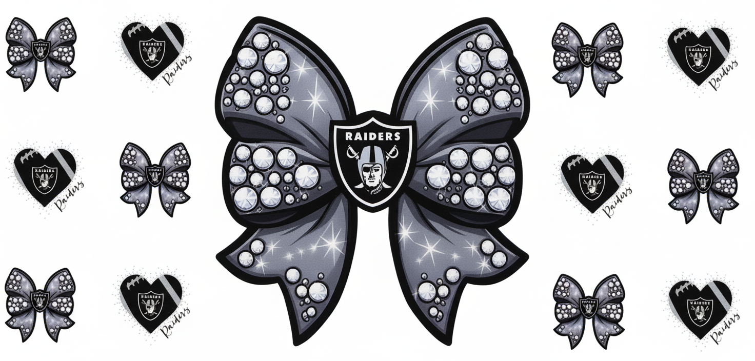 Las Vegas Raiders Bow
