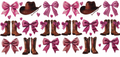 Pink Boots & Hat