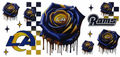 LA Rams Rose