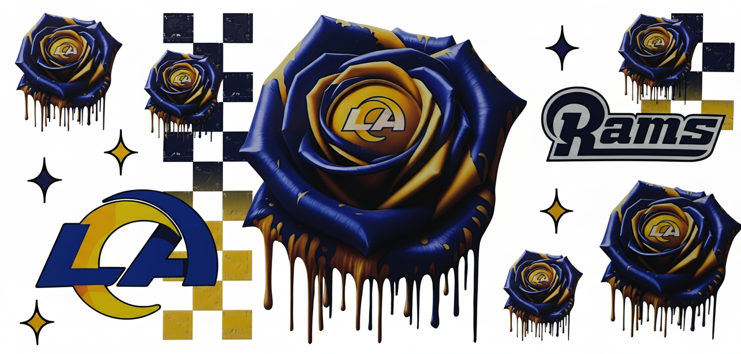 LA Rams Rose