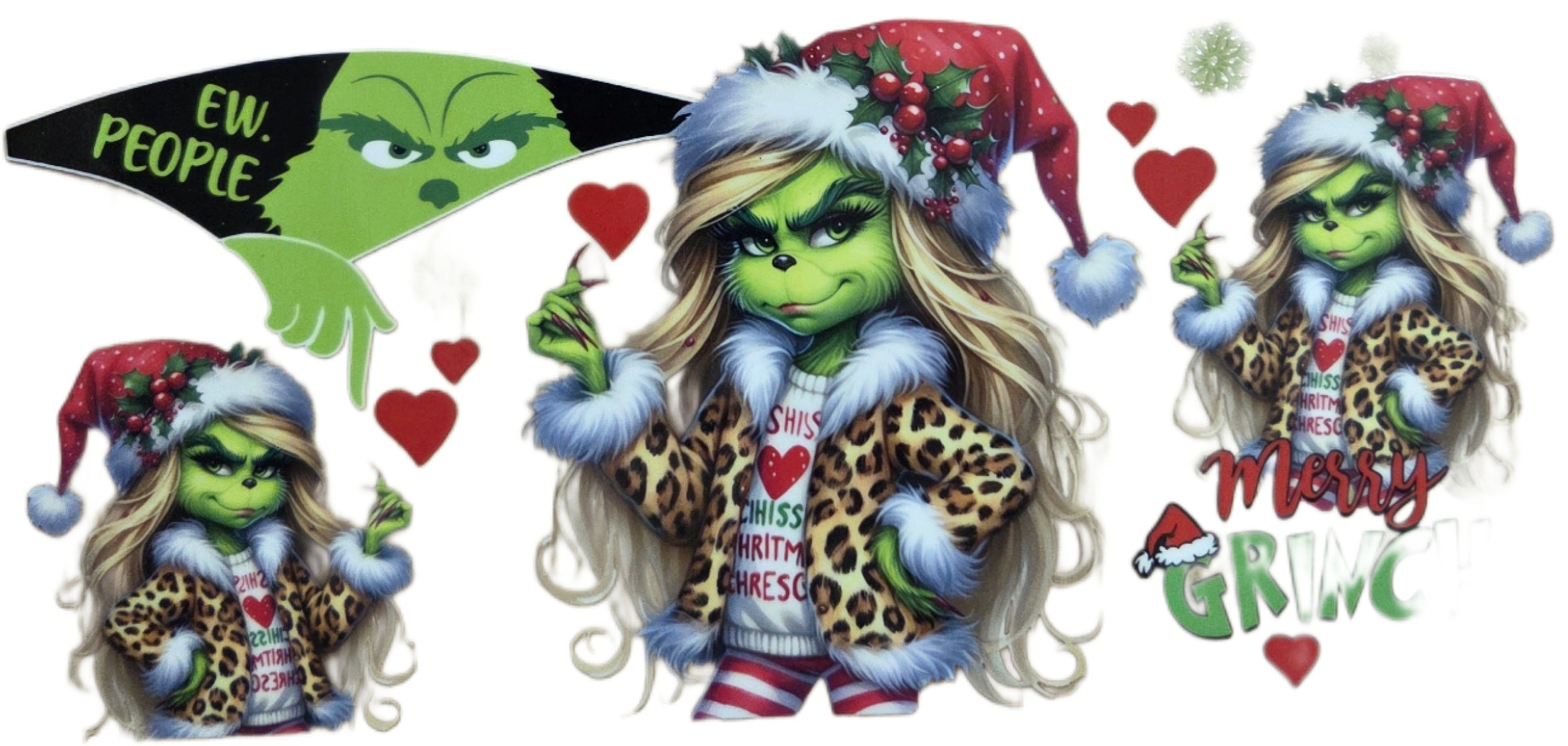 Merry Grinch-mas as a blonde