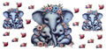 Momma Elephant with Babies