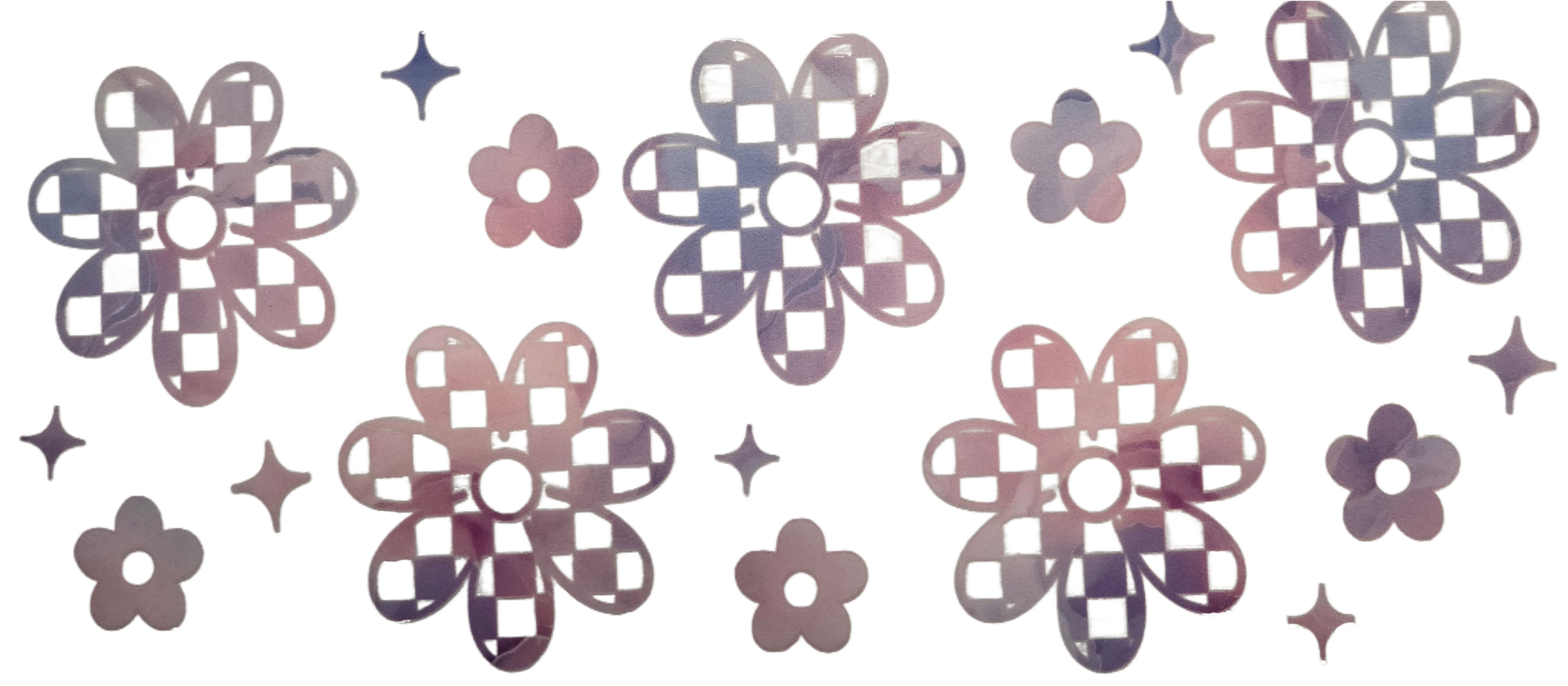 Five Pastel Flowers