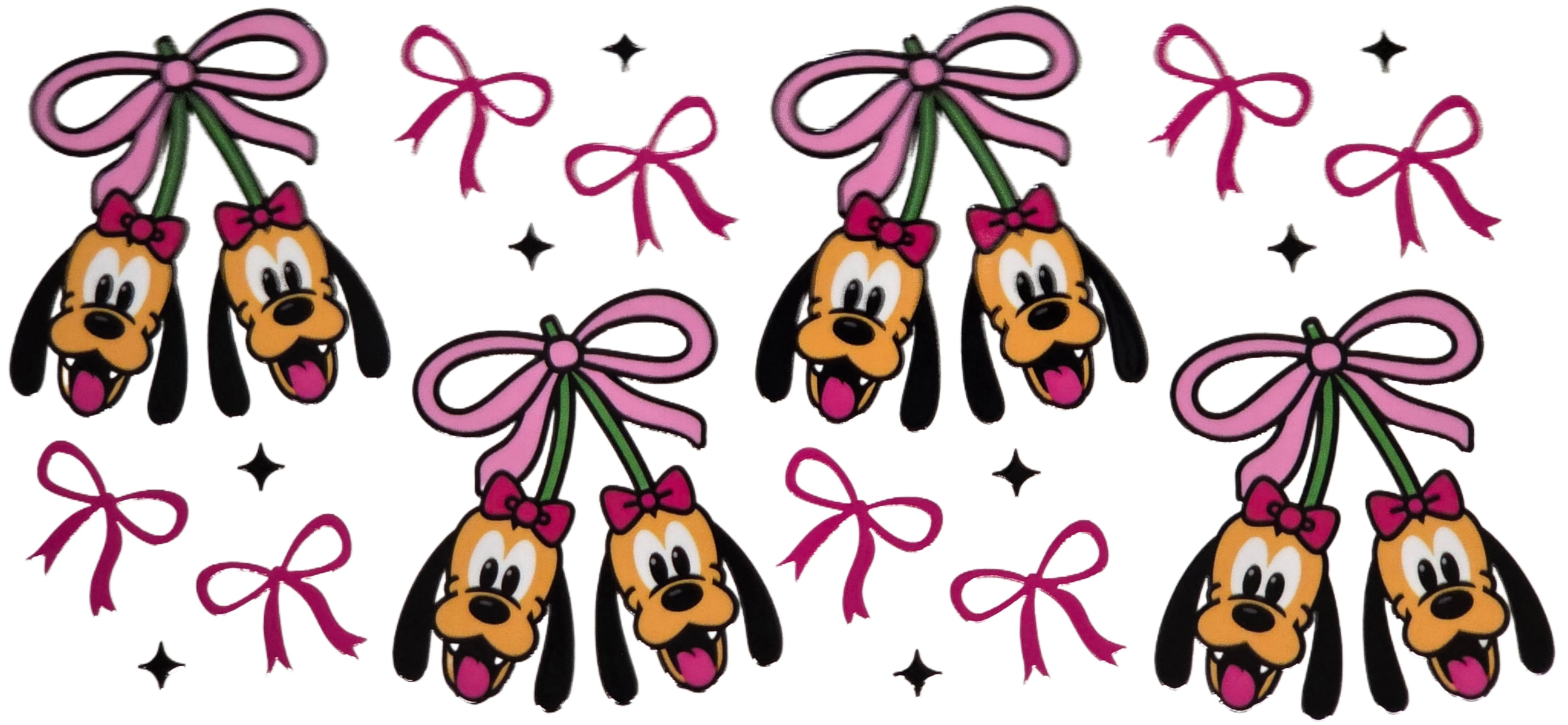 Pluto and bows