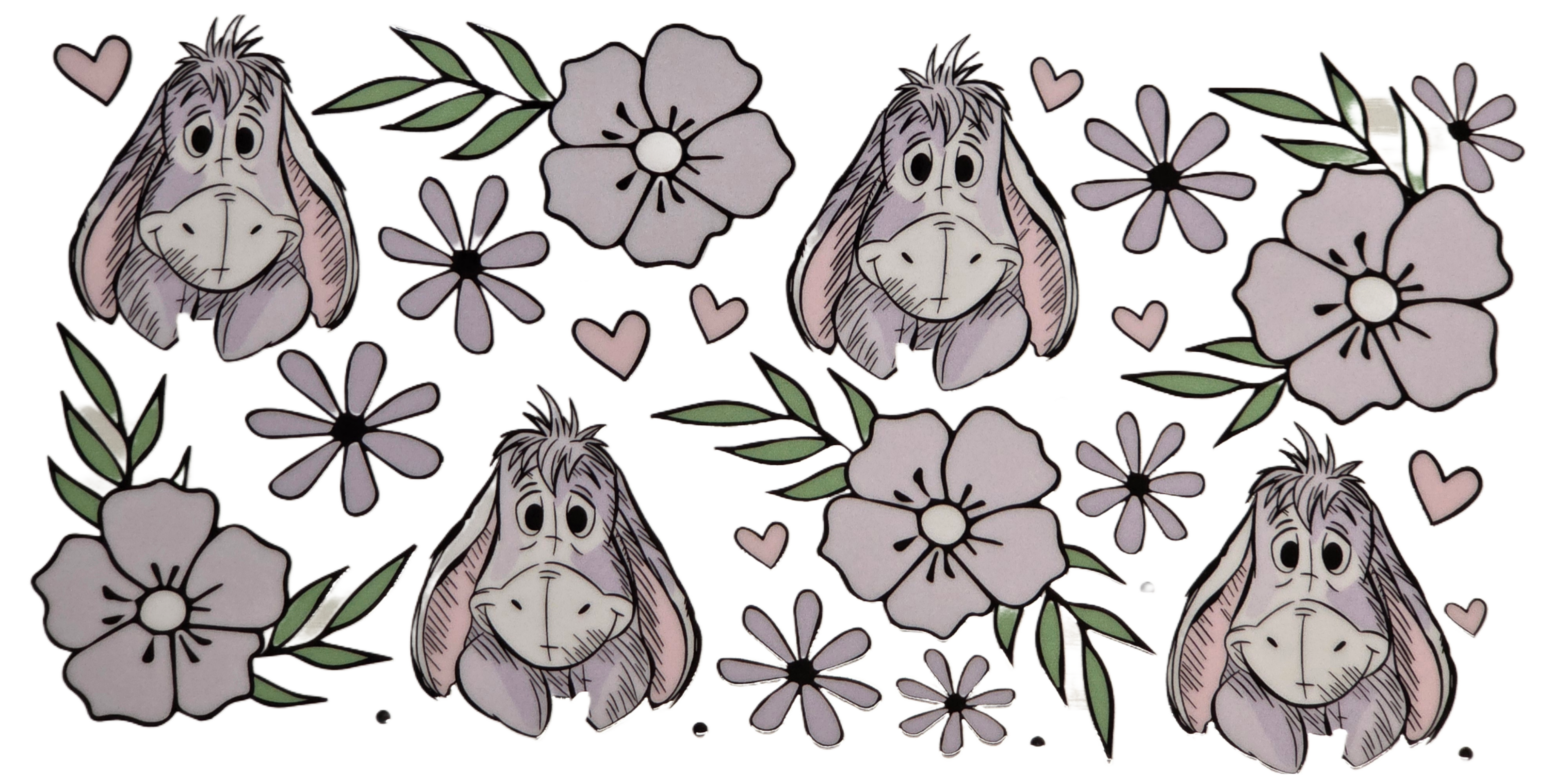 Pastel Lavender and Pink Eeyore