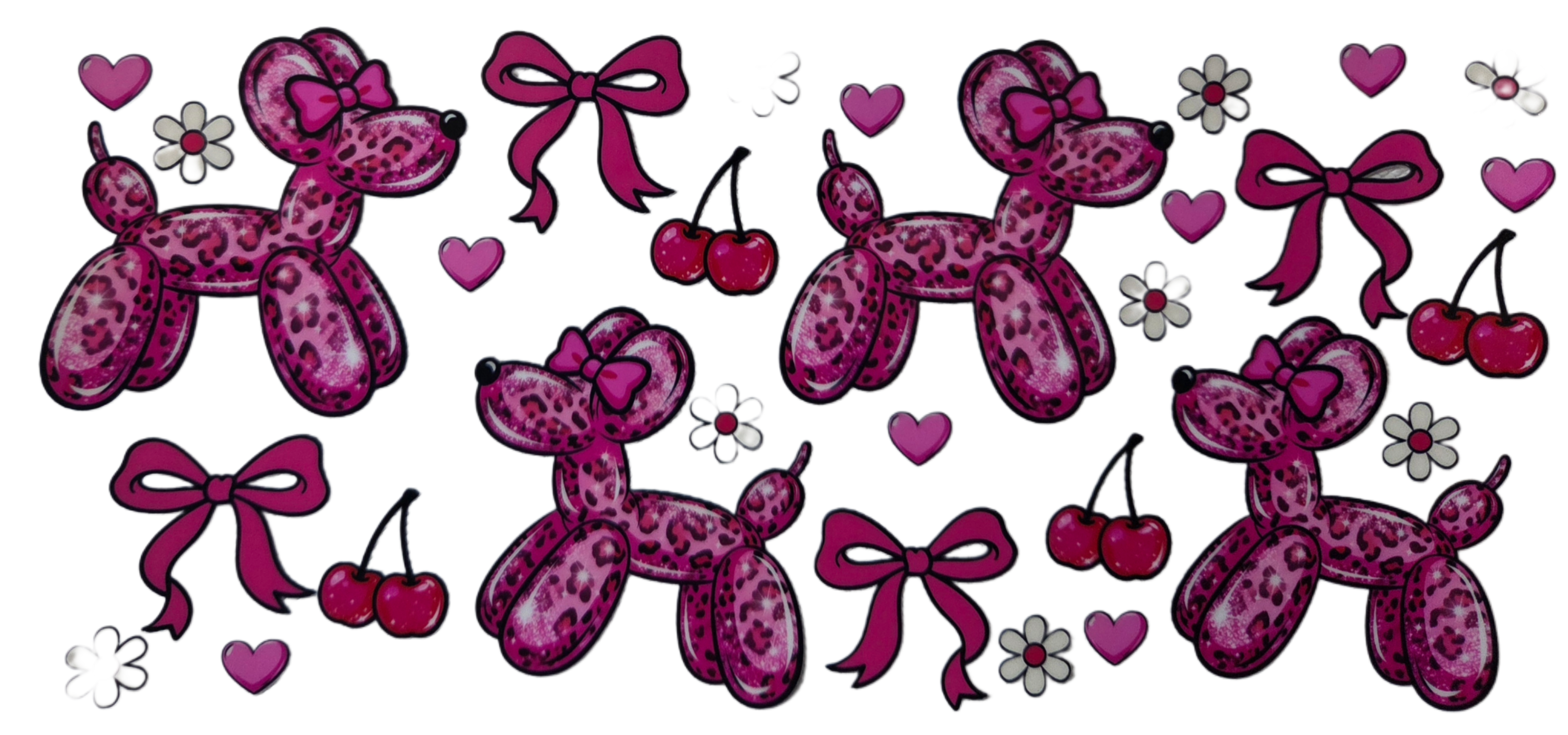 Character Pink Balloon Doggy