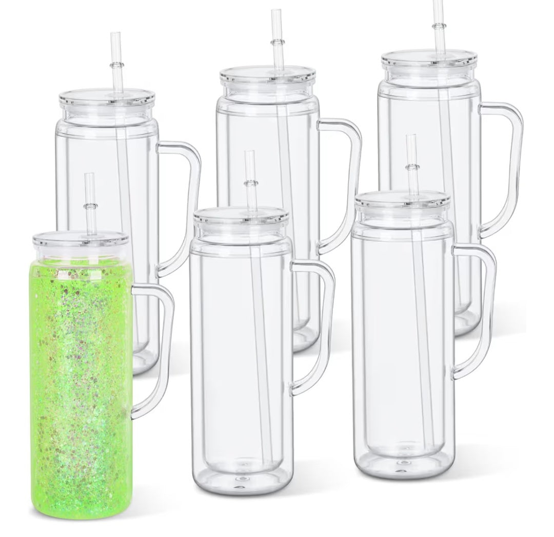 16/20 0z Acrylic Tumbler With Handle