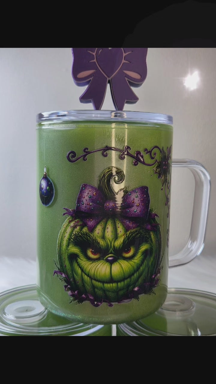 17oz Acrylic Coffee Mug W/ Topper