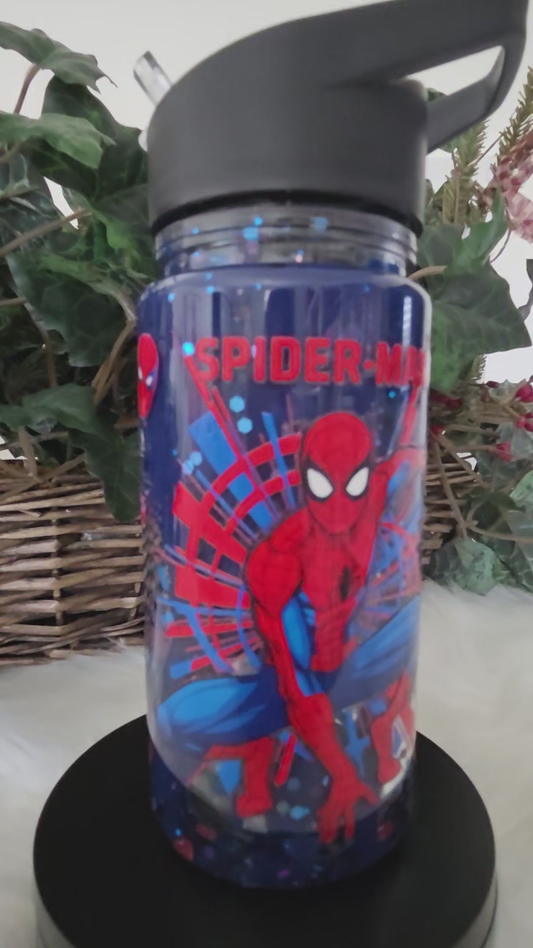 10oz Acrylic Spill-Proof Sip Tumbler / Snow Globe